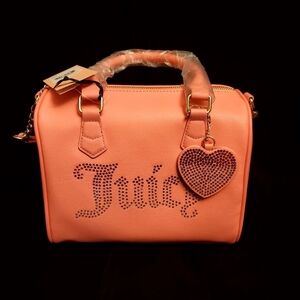 Juicy Couture Purse Satchel Pink Lemonade NWT